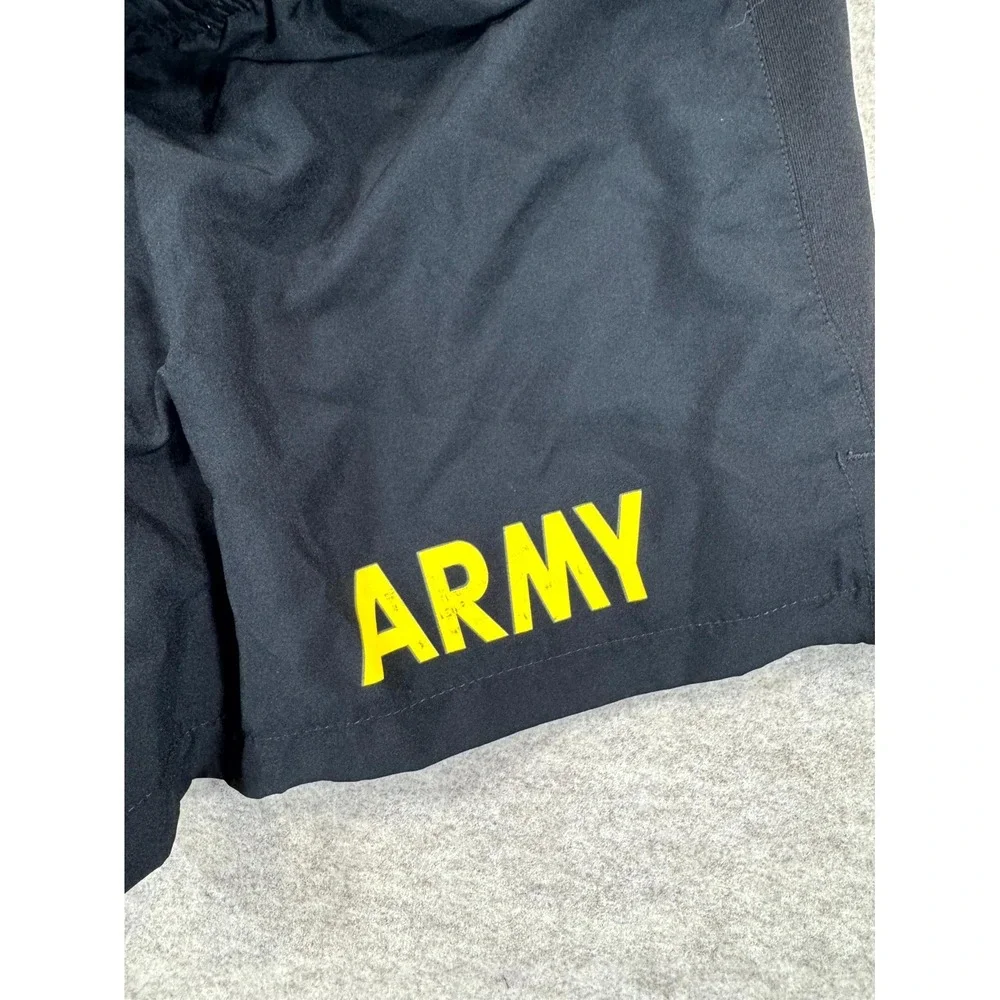 US Army Uniform Trunks Shorts Mens S Black Physical Fitness Drawstring Surfing
